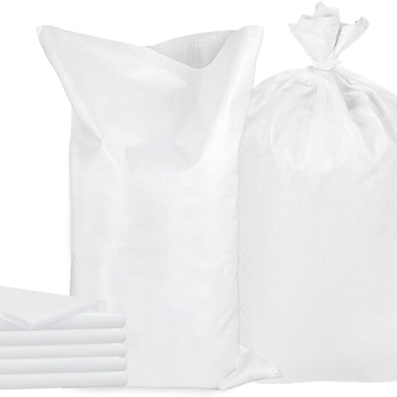 Bulk Empty Polypropylene Sandbags (14” x 26”) for Flood Defense